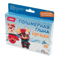 Набор для творчества из полимерной глины Брелоки "Новогодние милашки" 10+