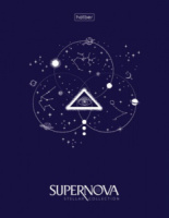 Тетрадь А5 на кольцах 160л кл. SUPERNOVA, мат.лам., белизна 98%