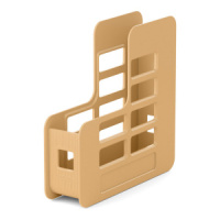 Накопитель д\бумаг верт. Techno. Powder 75мм, бежевый