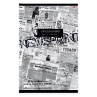 Ежедневник недат. 7БЦ А5 "Газета" 256стр., глянц.лам.