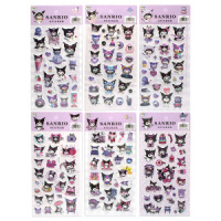 Наклейки 3D 10*22см "Sanrio Kuromi" 6 дизайнов* Наклейки 3D 10*22см "Sanrio Kuromi" 6 дизайнов*