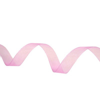 Лента упаковочная органза 1,2см,45 м светло-сиреневая