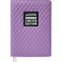 Ежедневник недат. А5 deVENTE Tailor 320стр., сиреневый, тв.обложка, кожзам, аппликация