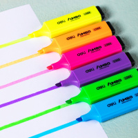 Текстовыделитель "Deli " 1-5мм зеленый, плоский. корп.