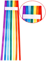 Закладки-ляссе самоклеящиеся. А4 "7 цветов радуги"