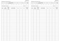 Книга складского учета материалов М-17