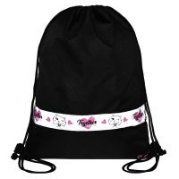 Мешок для обуви 1 отд, 360*480 светоотр. "Озорная кошечка"