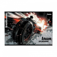 Альбом А4  8л скоба "Big Wheels"