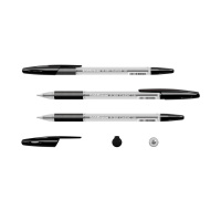 Ручка шар. ЕК R-301 1мм GRIP чёрная