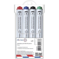 Набор маркеров для белой доски 5,0мм 4цв.