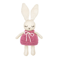 Набор для вязания игрушки "Нежная зайка" 14+