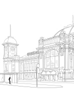 Раскраска 205*290мм 48стр. "Прогулки по Санкт-Петербургу"