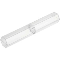 Футляр подарочный для ручек, пластиковый, шестигранный, прозрачный