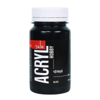 Краска акрил. "Акрил-Хобби" 100 мл, черная