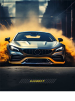 Блокнот А6  40л гребень "Премиально авто - 1" клетка