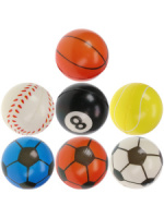 Мяч мягкий 5см "Баскетбол, футбол, бильярд" ППУ