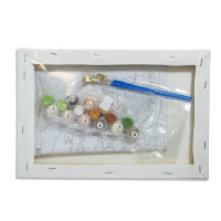 Живопись по номерам с акрилом 40*50см "Натюрморт с голубикой"