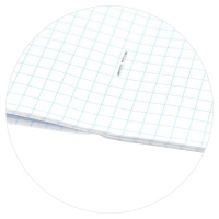 Блокнот А7  32л скоба "Попугай на отдыхе" клетка