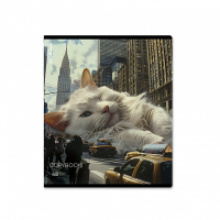 Тетрадь А5 48л кл. Erich Krause "Big City Cats" глянцевая ламинация  MIX-PACK