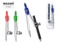 Готовальня MAZARI 2 предмета в пластиковой упаковке, европодвес