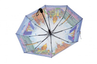 Зонт полуавтомат "СПб" акварель