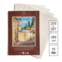 Папка для пастели  А4 10л "Палаццо. Италия" сл.кость