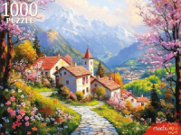 Пазлы 1000 элементов  685*480мм. "Город в горах"