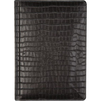 Алфавитная книга А5  64л. "Wild" черная, иск.кожа, тв. обложка