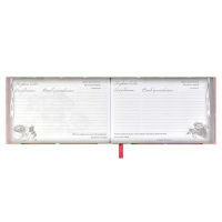 Книга для кулинарных рецептов 220*136мм  96л., 7БЦ "Уголок вкусов" тисн.фольгой, мат.лам.,ляссе