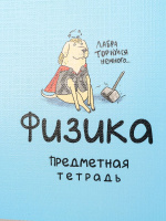 Тетрадь предметная А5 Физика "Mini friends" 48л, кл.,тисн.лен