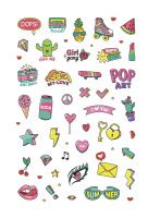 Альбом наклеек А5, 20 стр, "Pink Power Stickers. Бледно-розовая" Альбом наклеек А5, 20 стр, "Pink Power Stickers. Бледно-розовая"