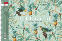 Альбом А4 32л гребень "Floral collection" перфорация на отрыв, пл. 100гр/м