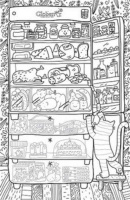 Раскраска 120*80см "Что скрывает холодильник"