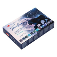 Акварельные краски худож. 12цв. Белые Ночи "Грануляция" кюветы, в пластике