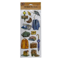 Набор наклеек объемные "Ассорти" 10*25см