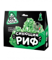 Набор для опытов Re-Агенты "Сияющий риф" зеленый