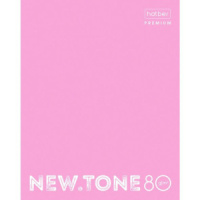 Тетрадь А5  80л кл. Hatber "NEWtone PASTEL Пион" глянц.лам.