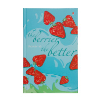 Блокнот А5 7БЦ 160л "Клубника в сливках" клетка, глянц.лам.