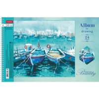 Альбом А4 24л  гребень "Красота вокруг нас", перфорация на отрыв,  пл. 100 гр/м