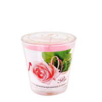 Свеча ароматизированные  6см "Роза" в стекле