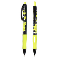 Ручка шар. Феникс+ автомат. "Жилейные мишки" софт-тач, синяя, 0,7мм