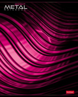 Тетрадь А5  80л кл. Hatber "BrightMetal" металлизация*