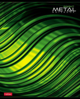 Тетрадь А5  80л кл. Hatber "BrightMetal" металлизация*