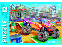 Пазл 12 элементов 17*13см "Крутой вираж"