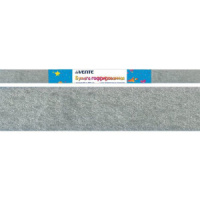 Бумага подел. 50*250 32 г/м рулон  креп  серебряная