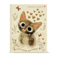 Тетрадь А5 80л кл. на кольцах Альт "Любовь как она есть"