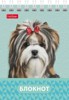 Блокнот А7  40л гребень "Глазки, ушки, носик" кл.