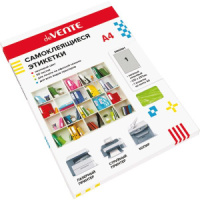 Этикетки самокл. deVENTE лист А4, 210х297мм, Neon зеленые, 50 листов, 1 эт/л