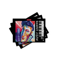 Тетрадь для нот А5 24л., гориз., скоба "Music Legend"