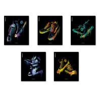 Тетрадь А5 48л кл. Erich Krause "Sneakers", ламинация soft-touch+выборочный УФ-лак_MIX-PACK